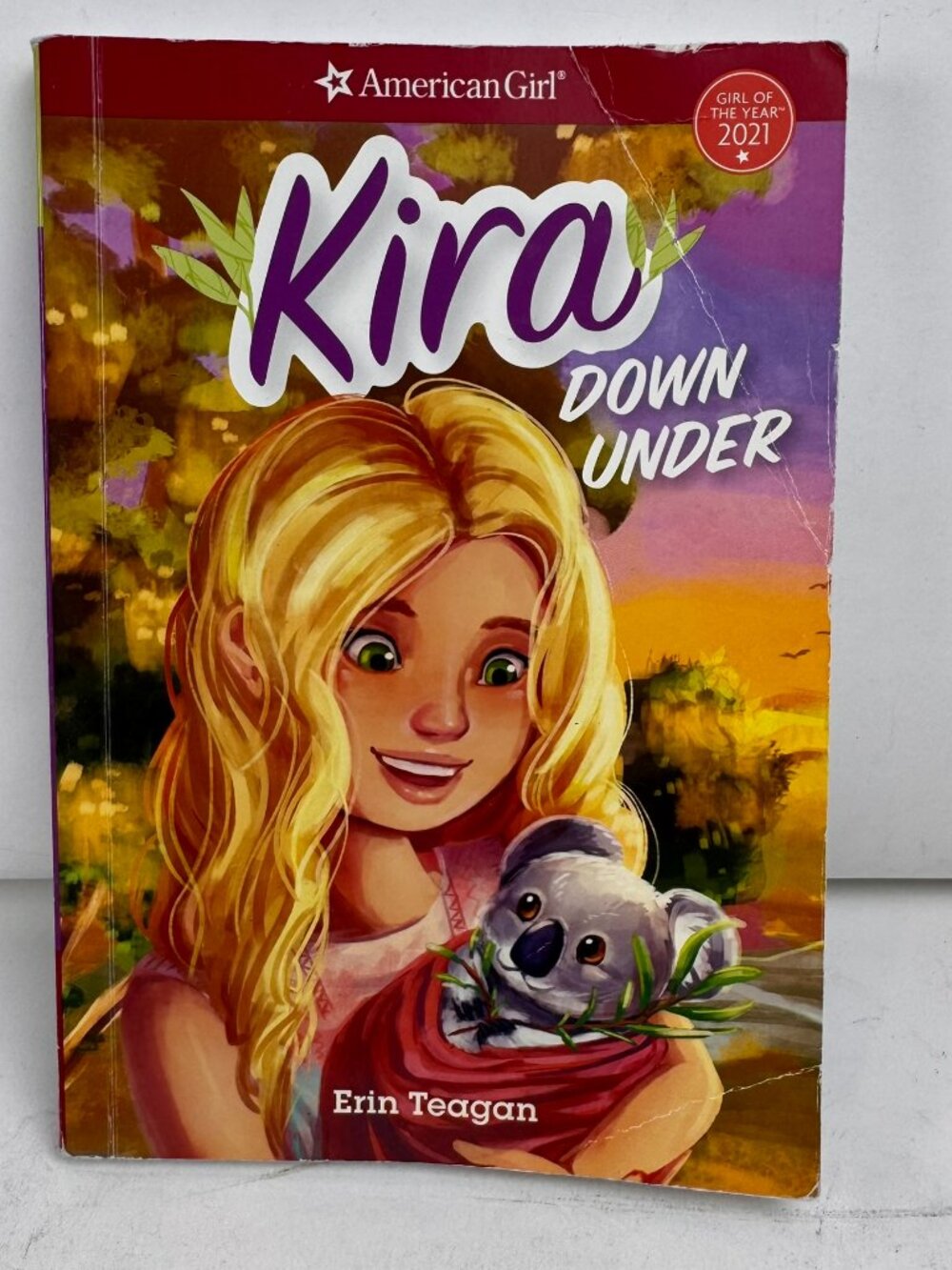 American Girl Kira Down Under Paperback Book Girl of the Year 2021 Erin Teagan